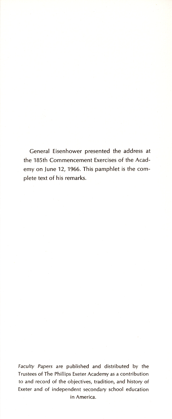 Eisenhower Commencement Address 1966 - Page 2